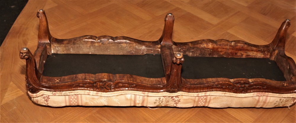 Victorian double foot stool. View III