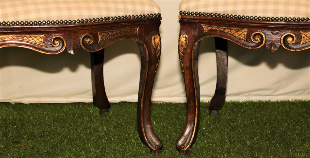 A pair of Italian walnut chairs. View IV