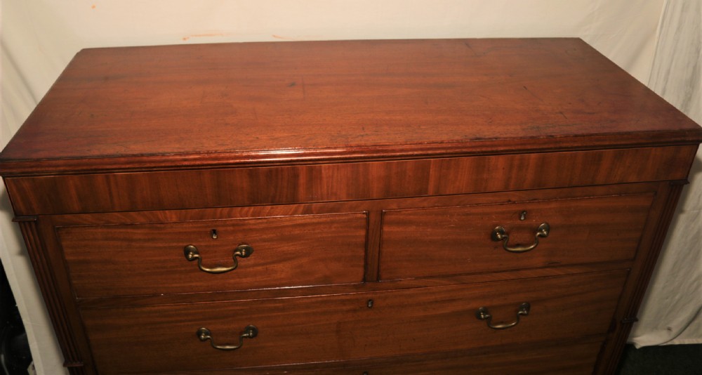 Georgian, large mahogany chest. View VI