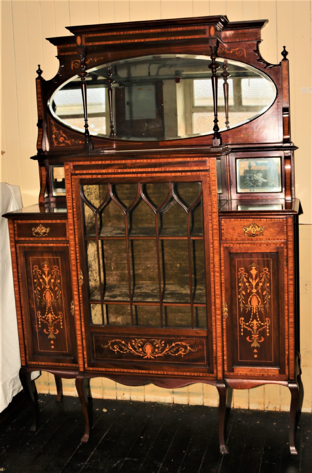 Edwardian display cabinet.