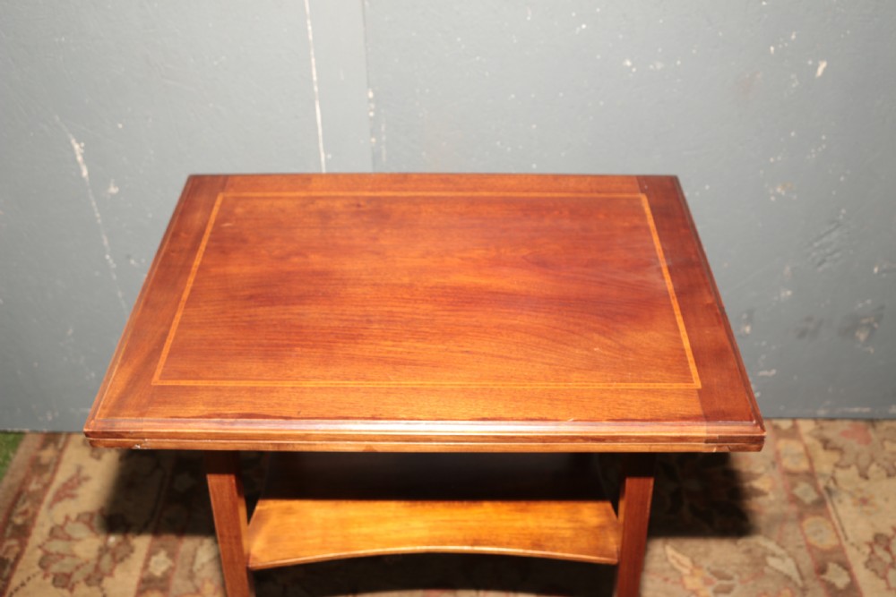 Mahogany card table. View V