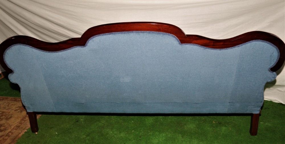 Victorian mahogany couch. View V