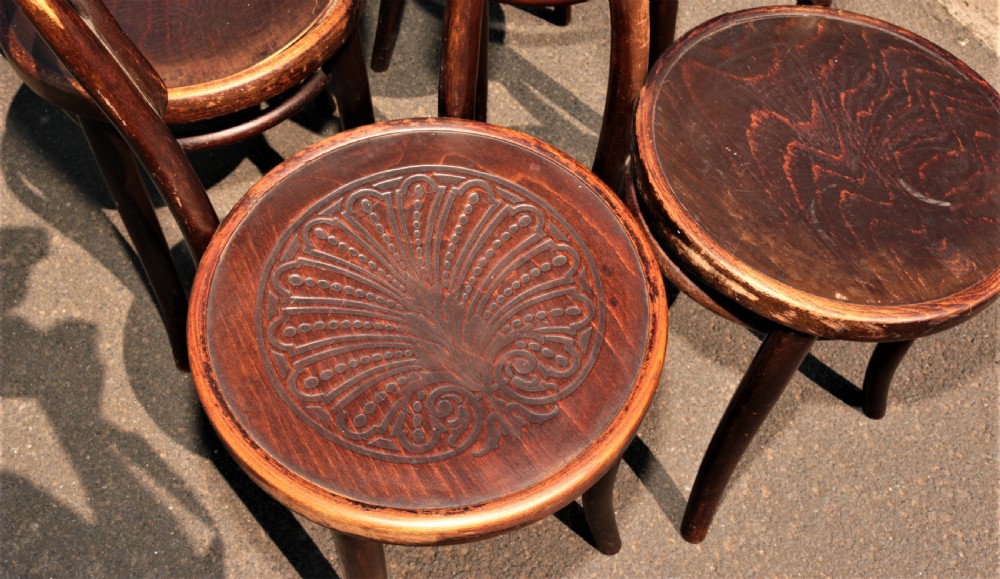 A set of 12 bentwood chairs. View II