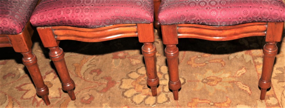 A set of 8 Victorian chairs. View III