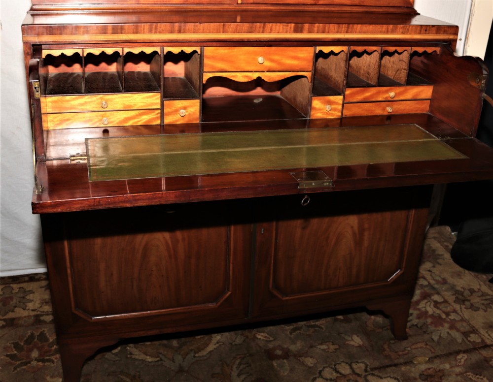 Regency secretaire bookcase. View VIII