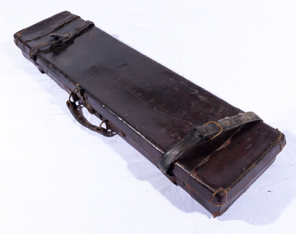 A leather gun case. View II