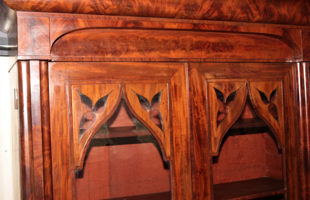 Victorian secretaire bookcase 1860/70  View V