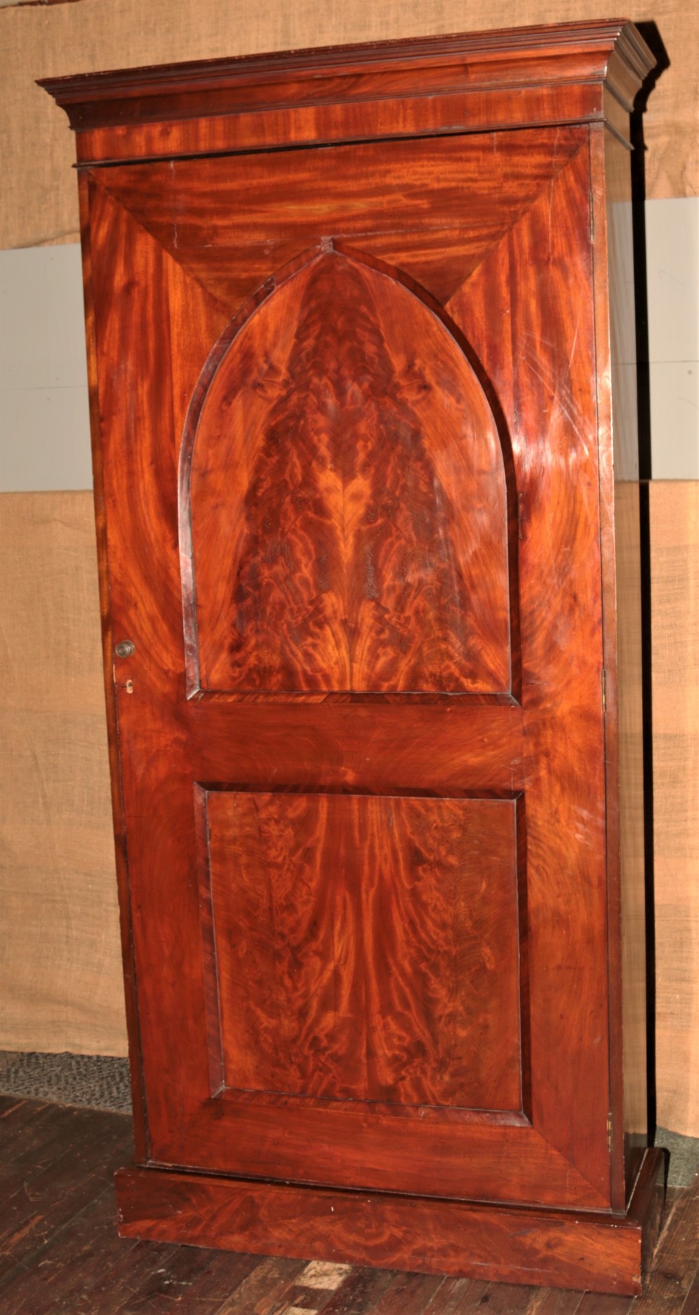 Victorian mahogany cupboard.