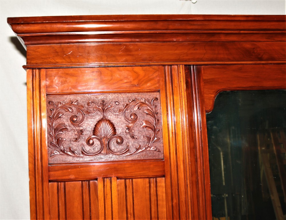 Walnut wardrobe circa 1900. View IV