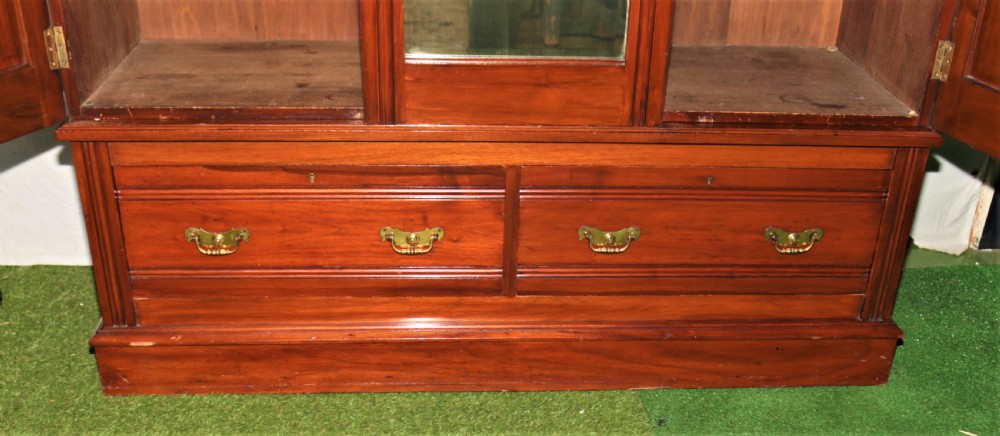 Walnut wardrobe circa 1900. View V