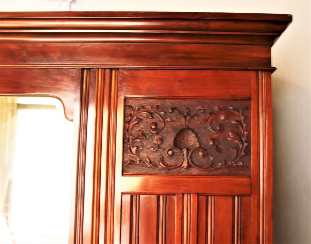 Walnut wardrobe circa 1900. View VII
