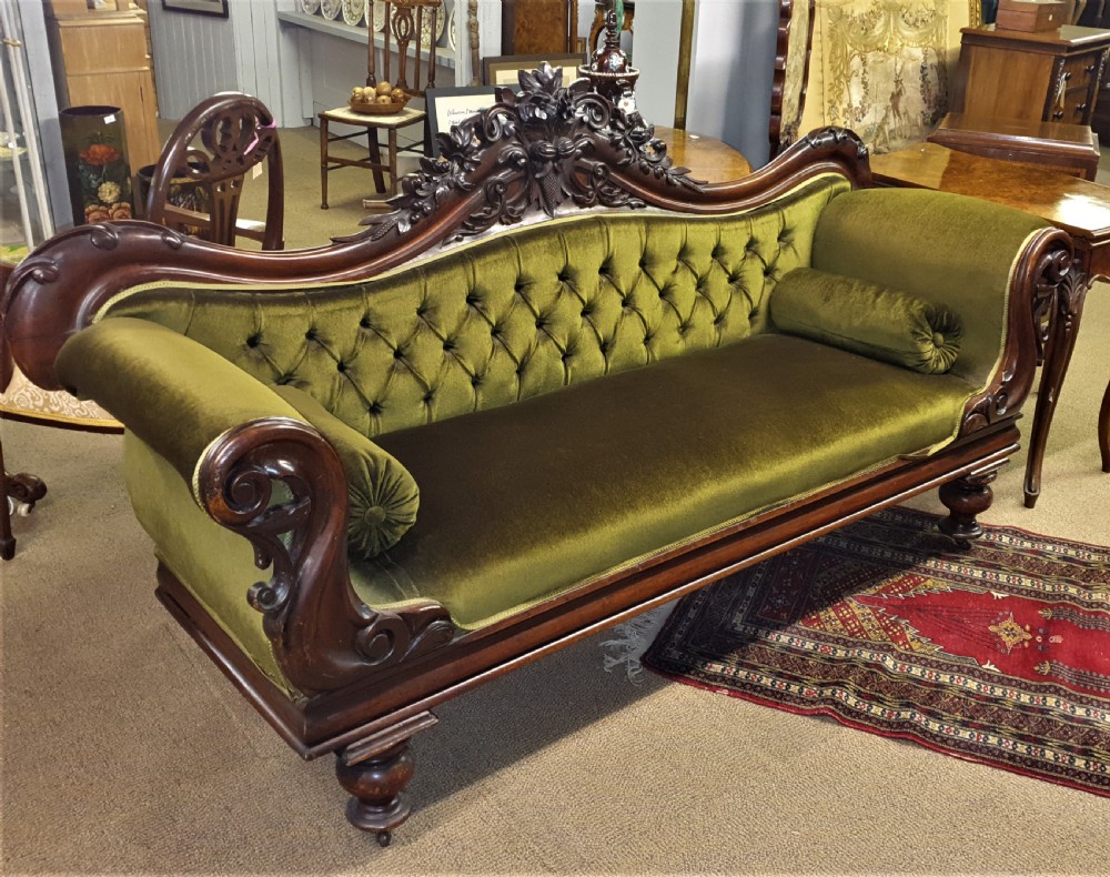Wonderful Victorian mahogany couch.