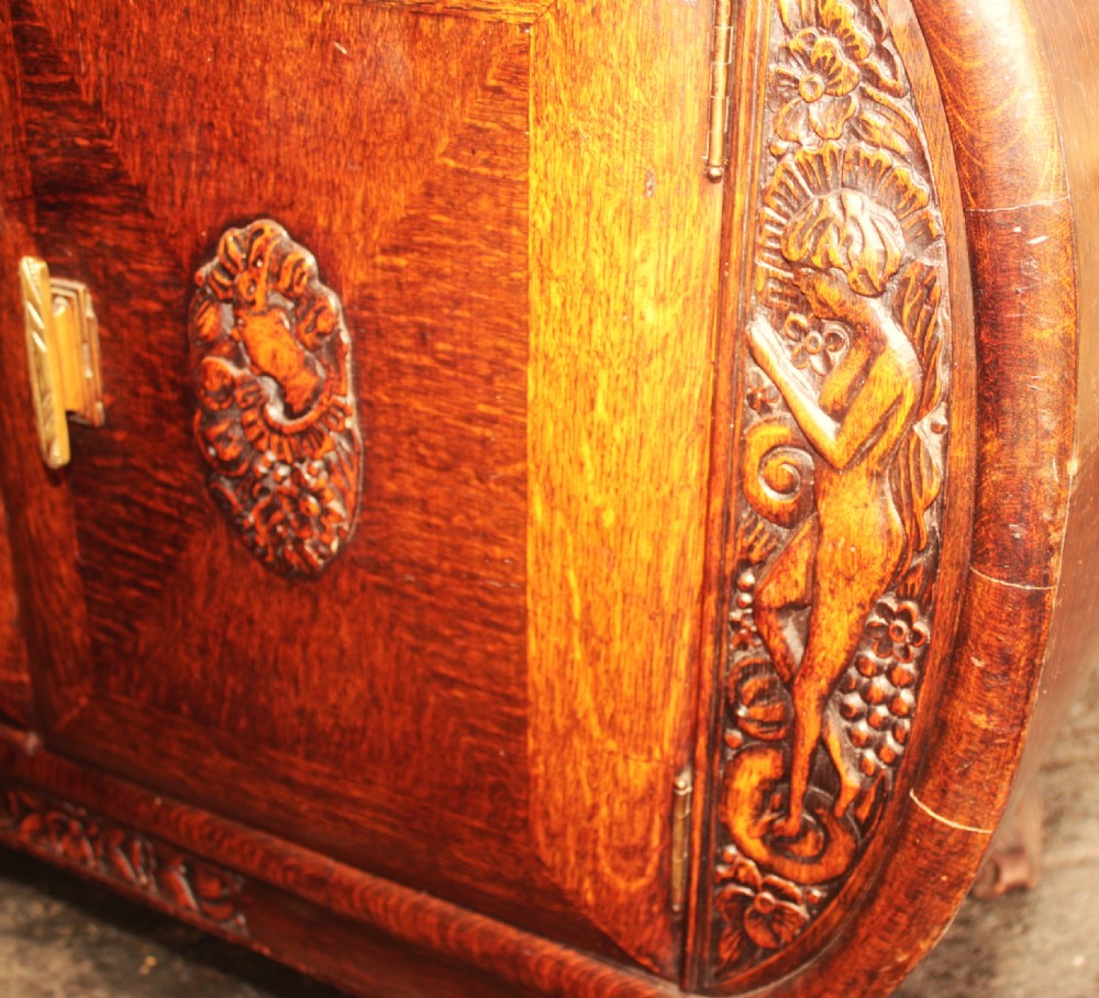 Rare deco bureau OAK View III