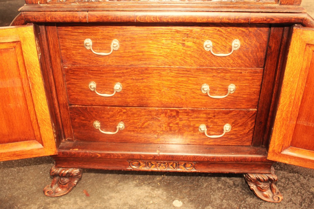 Rare deco bureau OAK View VII