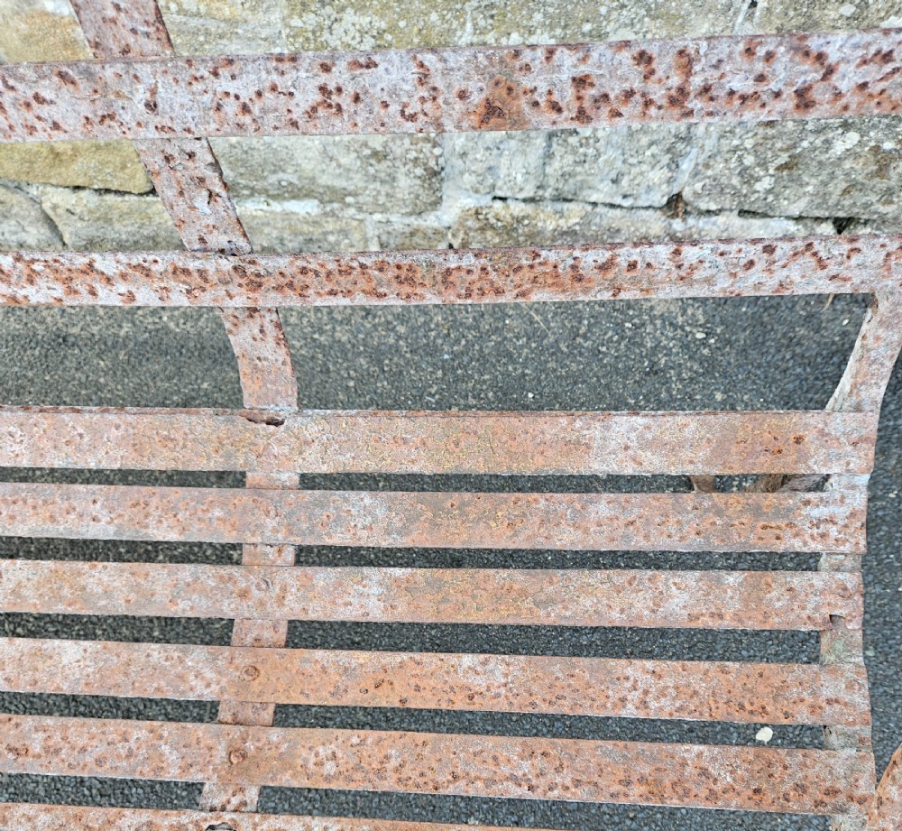 Regency iron bench  View VI