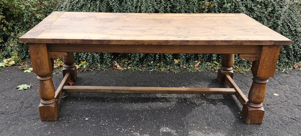 Elm refectory table 
