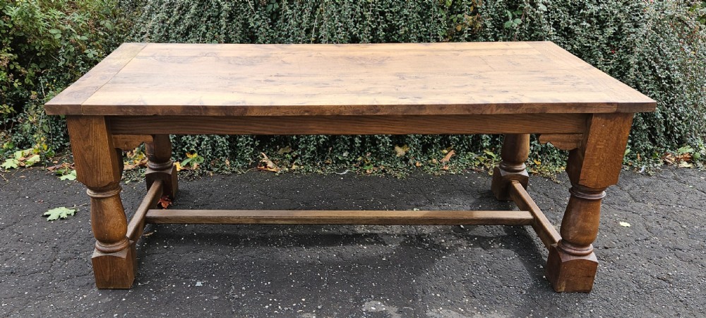 Elm refectory table  View II