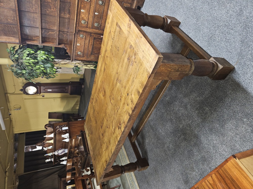 Elm refectory table  View III