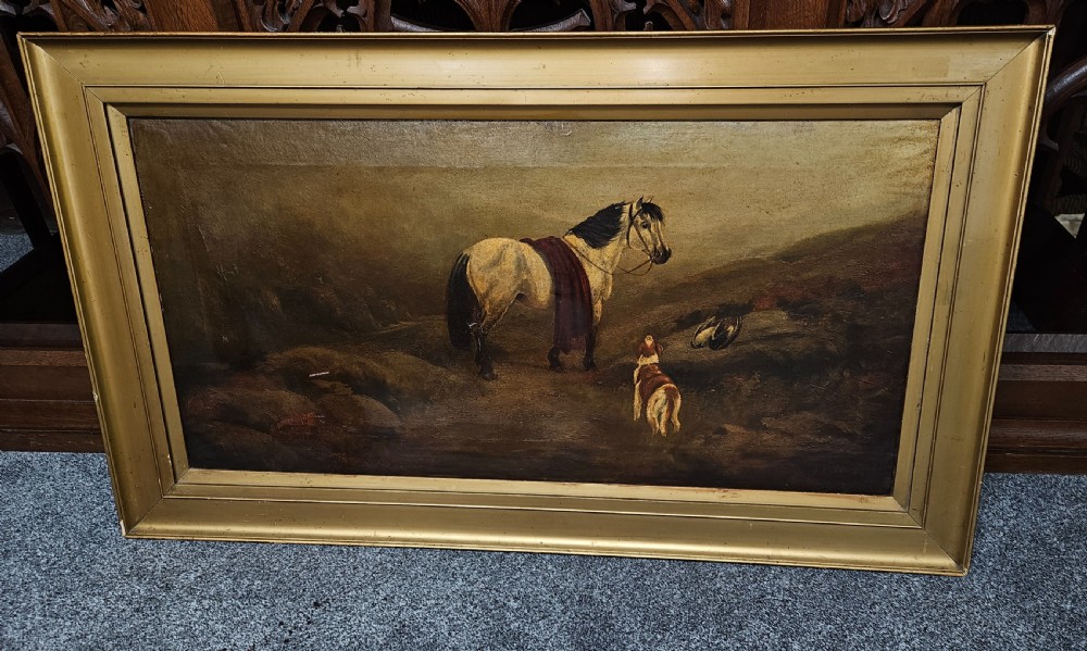 Highland pony oil painting 