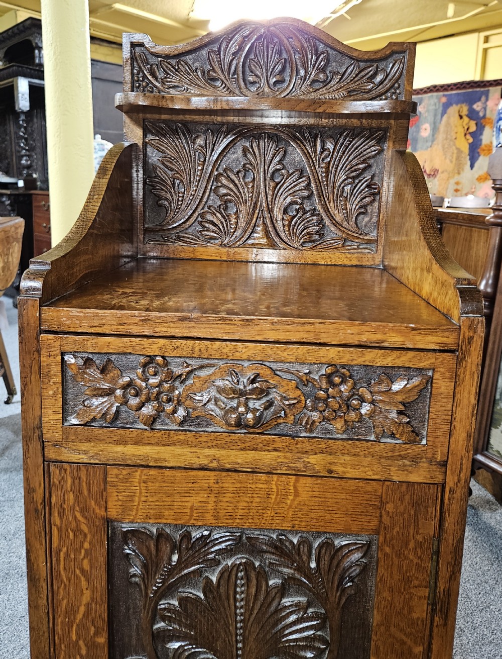 Oak bedside cabinet  View IV