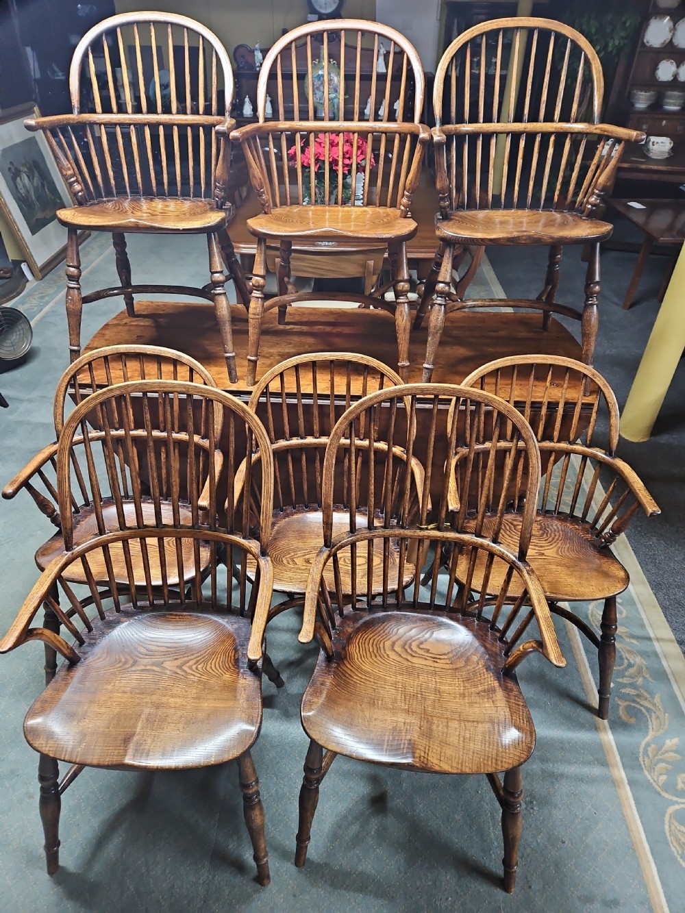 8 Windsor chairs  View XII