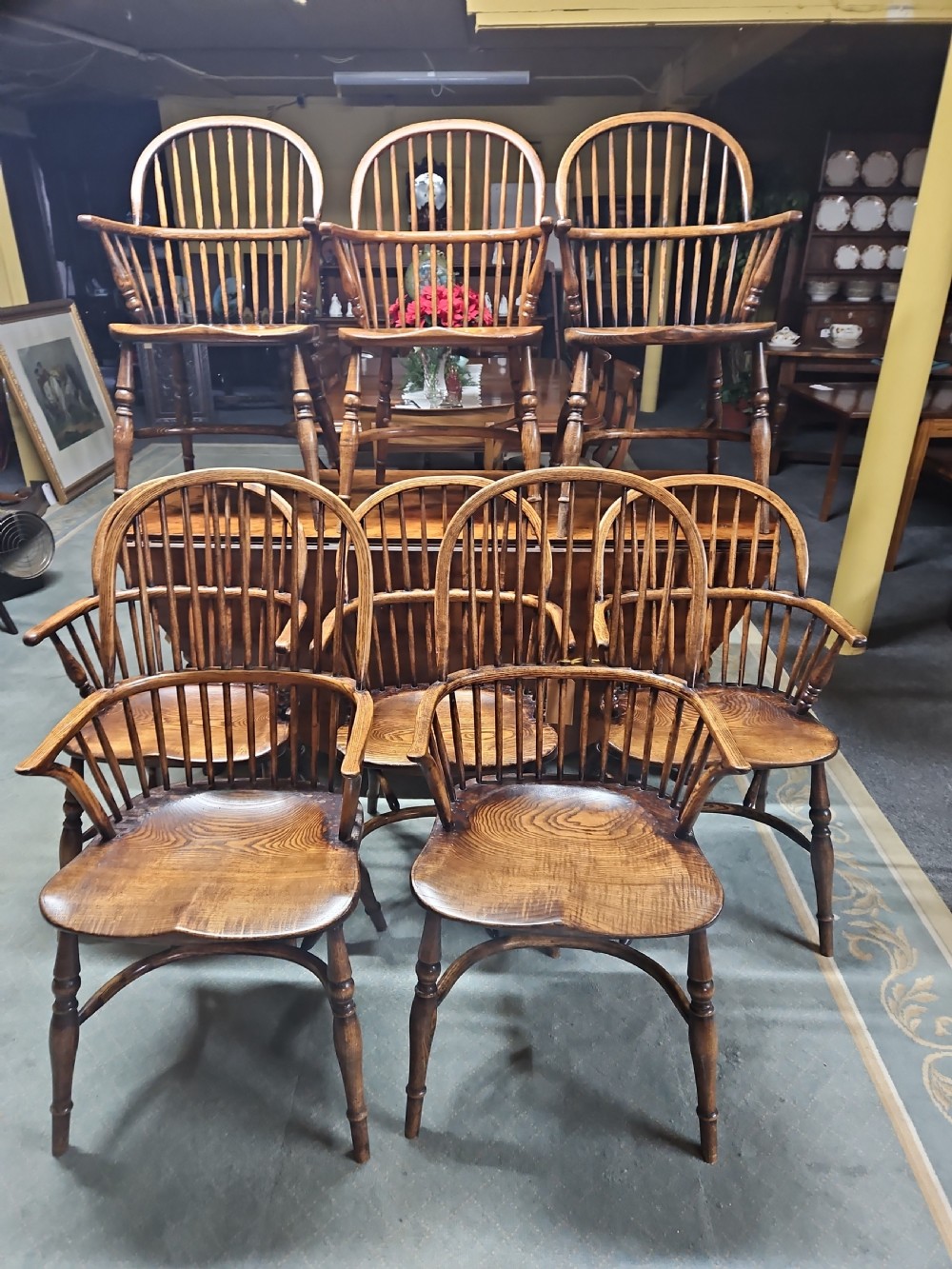 8 Windsor chairs  View XIV