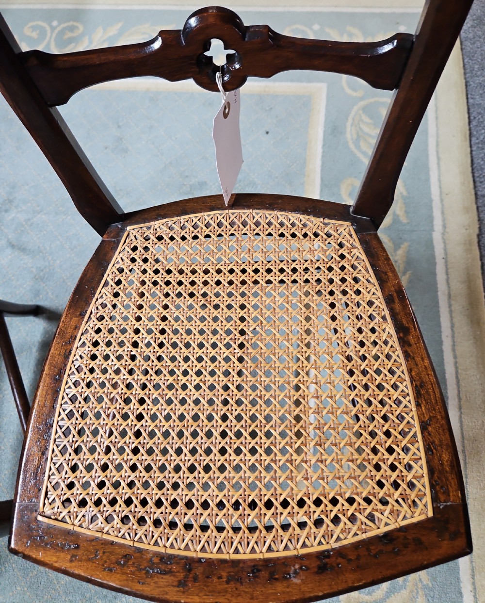 A pritty pair of Victorian bed room chairs  View II