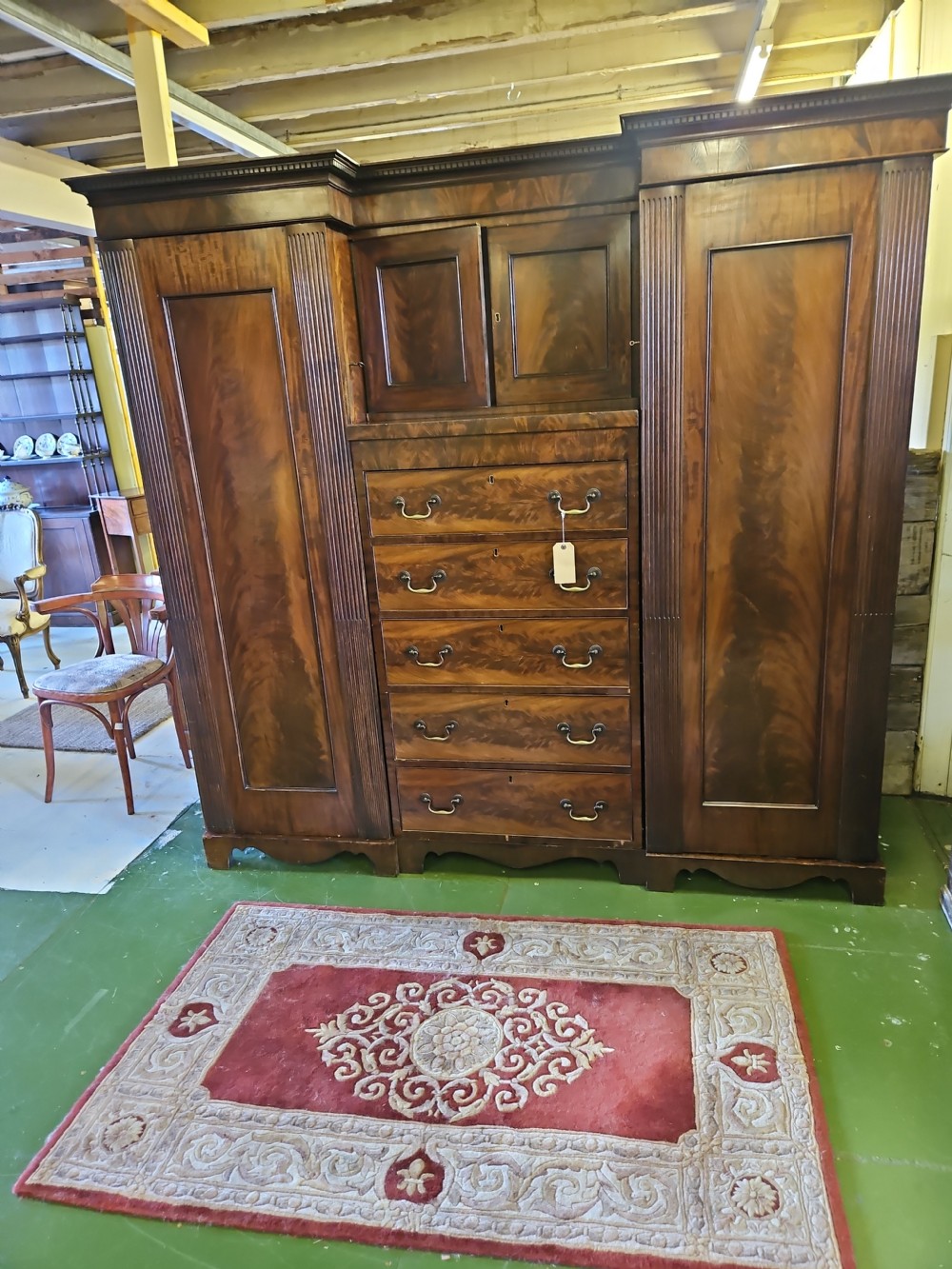 Victorian mahogany wardrobe 