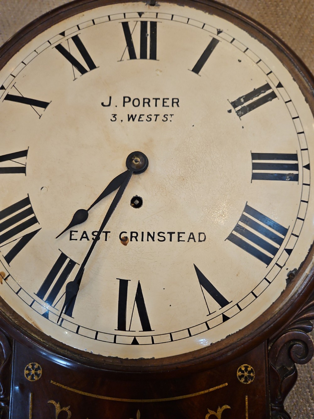 Fusse wall clock. Regency.. View VI