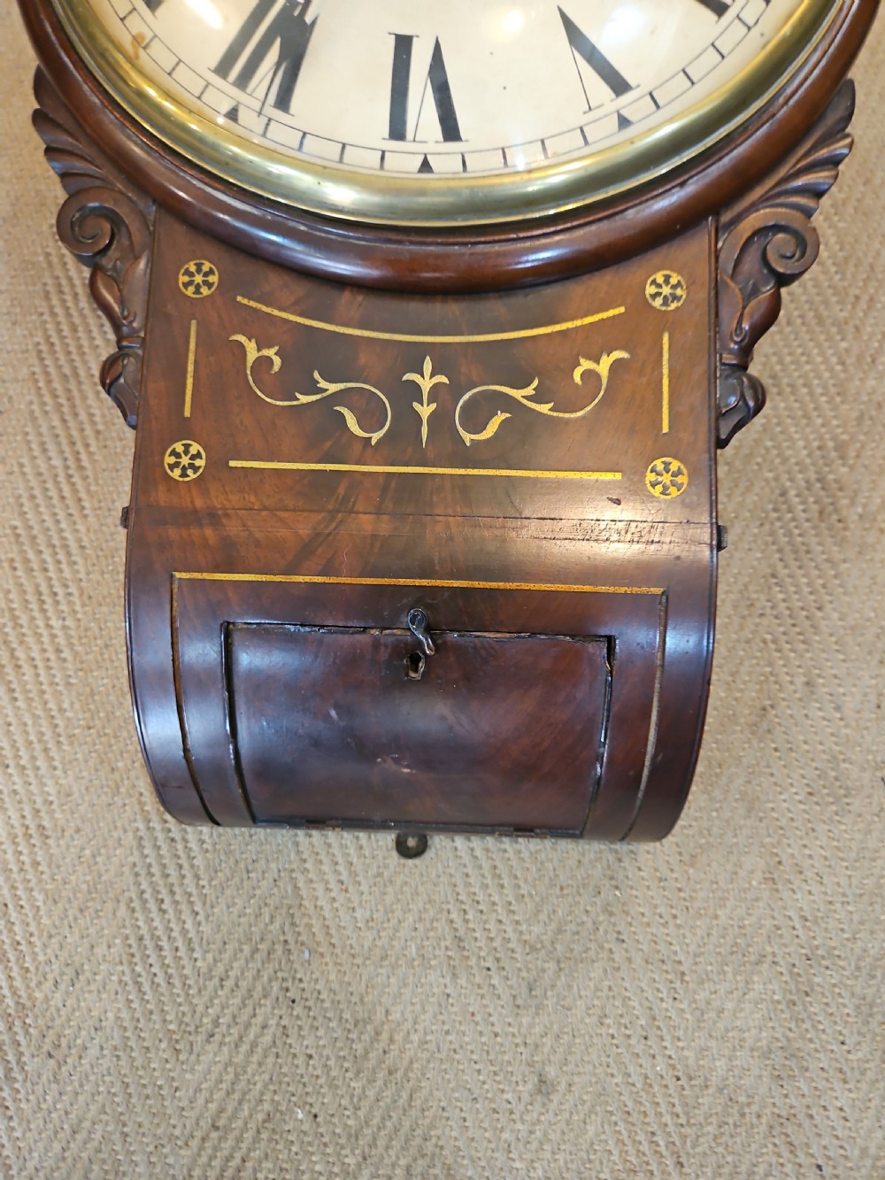 Fusse wall clock. Regency.. View VIII