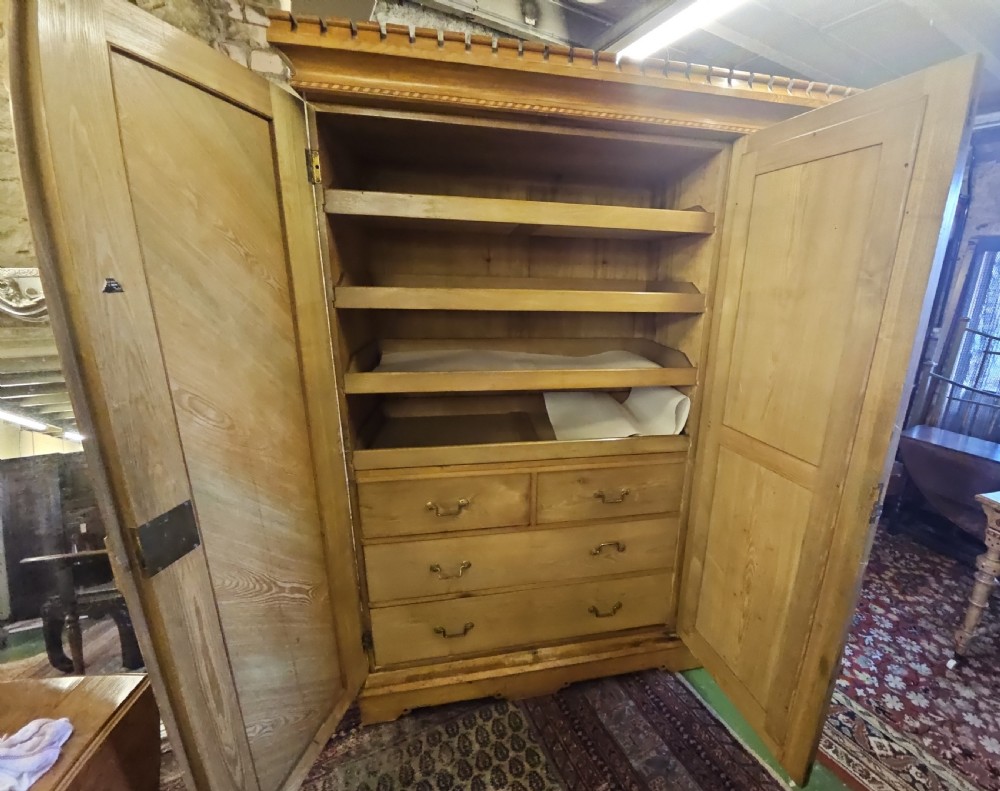 Aesthetic movement Ash wardrobe.  View V