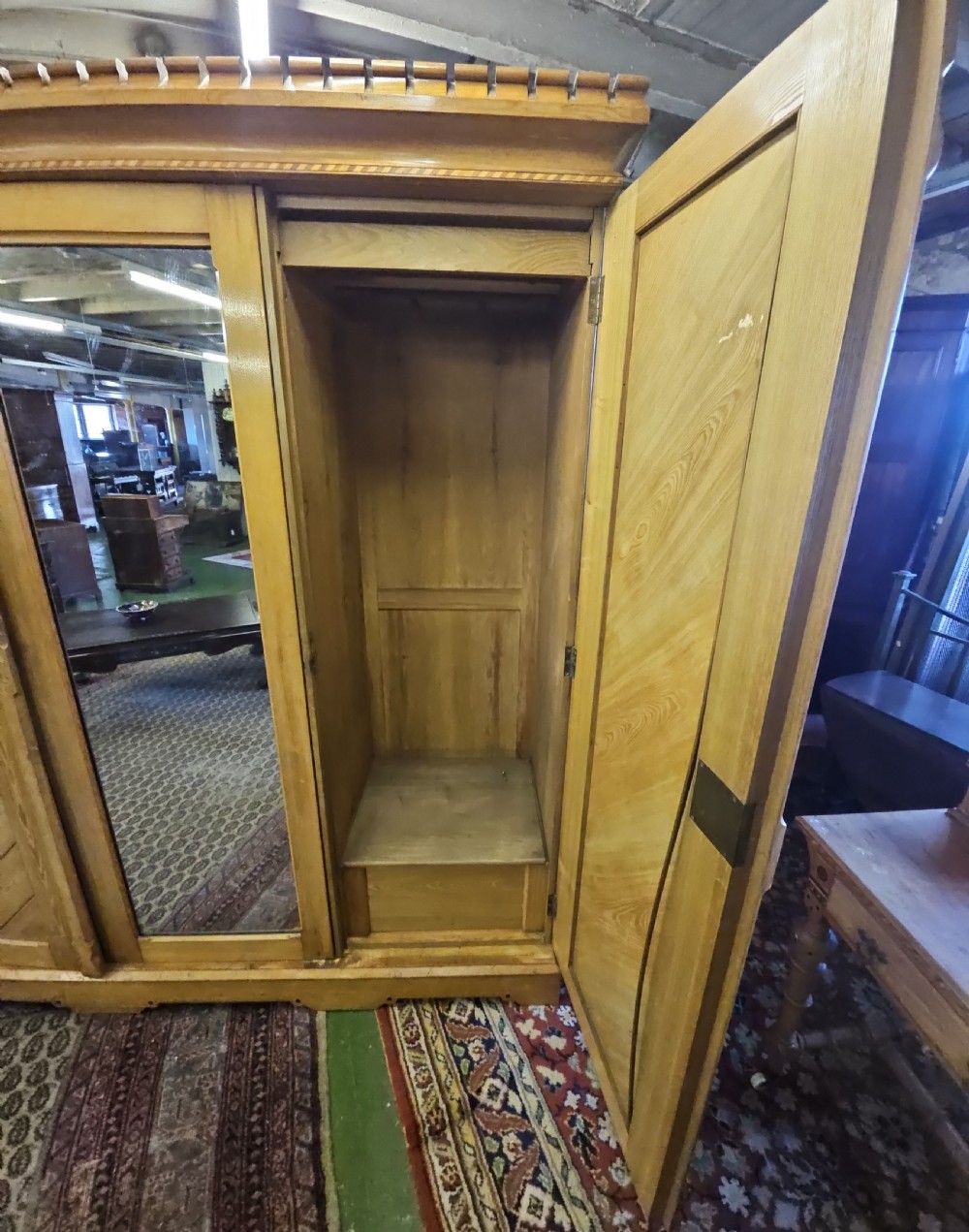 Aesthetic movement Ash wardrobe.  View VII