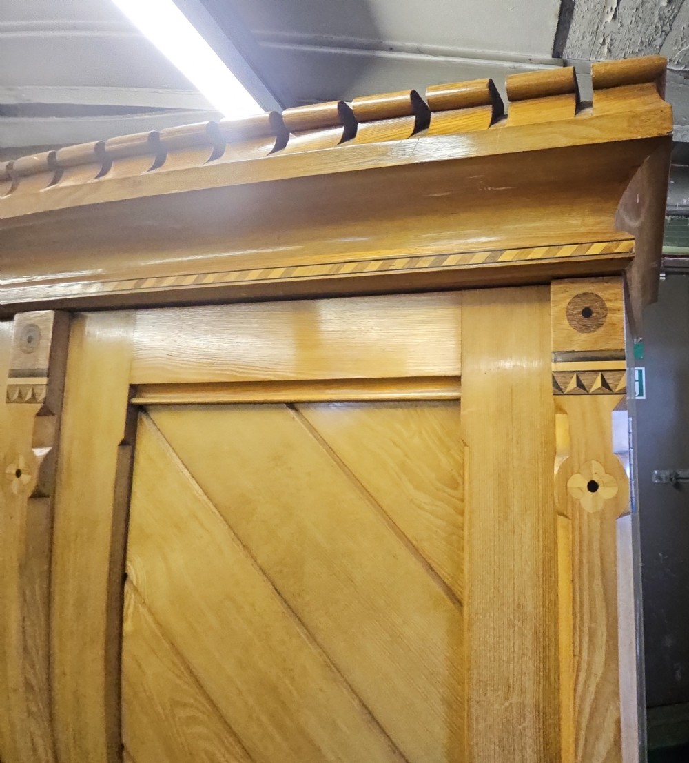 Aesthetic movement Ash wardrobe.  View VIII