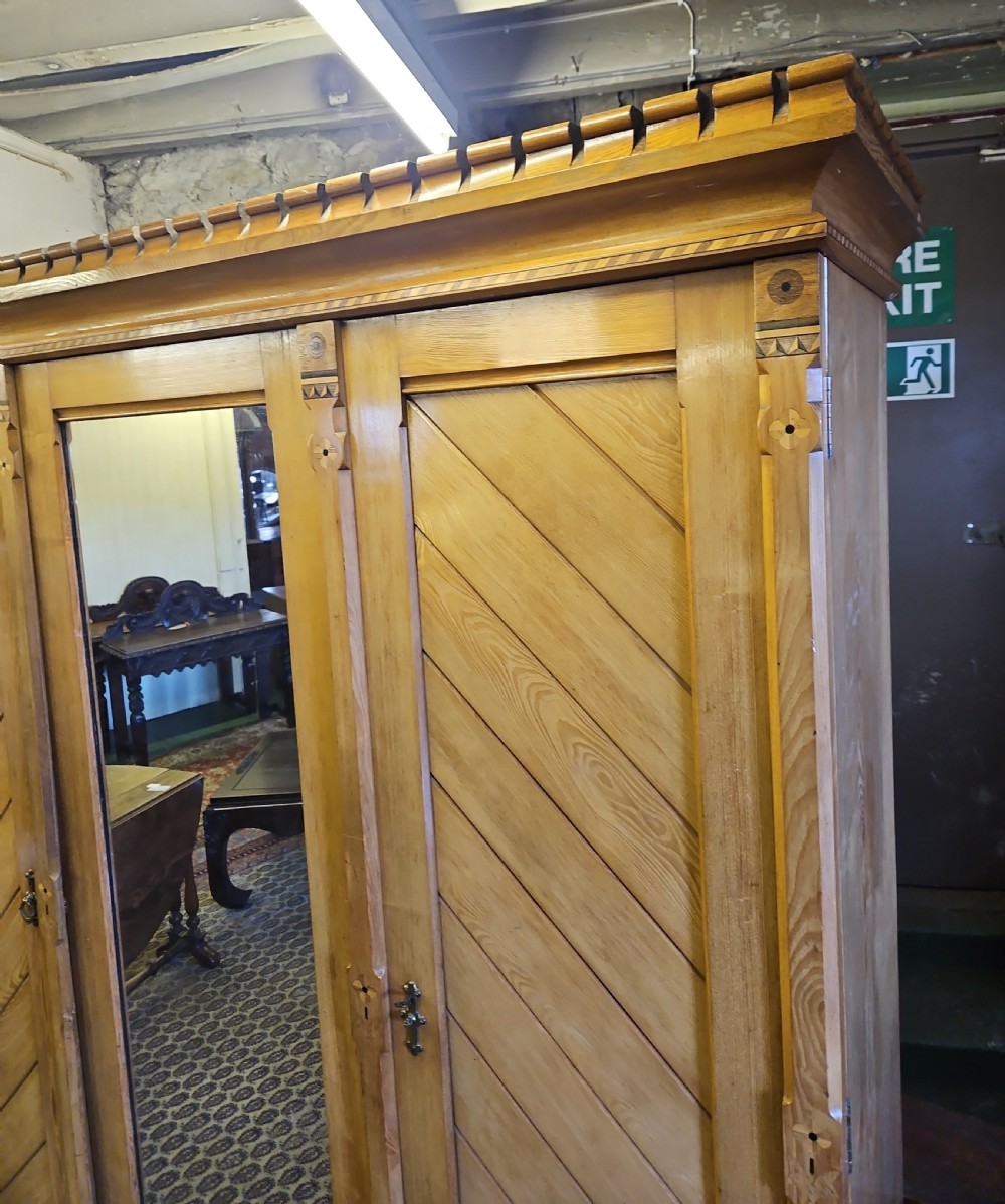 Aesthetic movement Ash wardrobe.  View IX