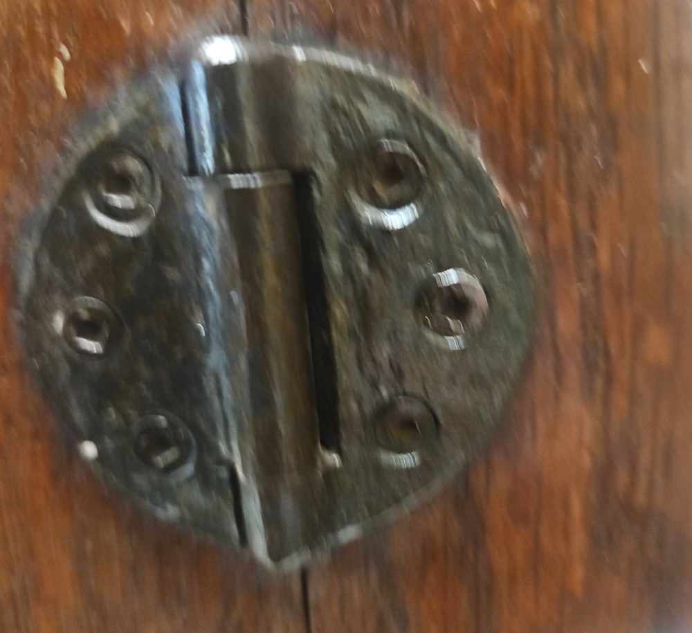 Early mouse man table cabinet. View III