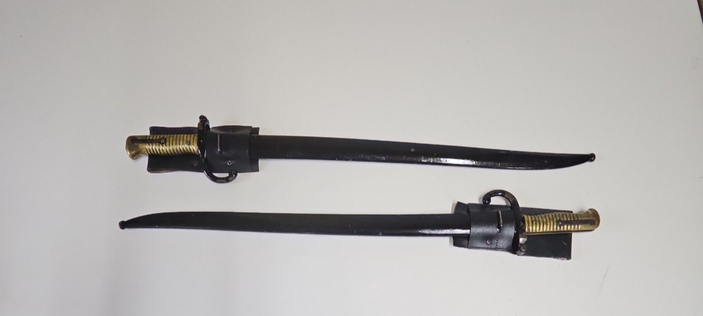 2 French bayonets.