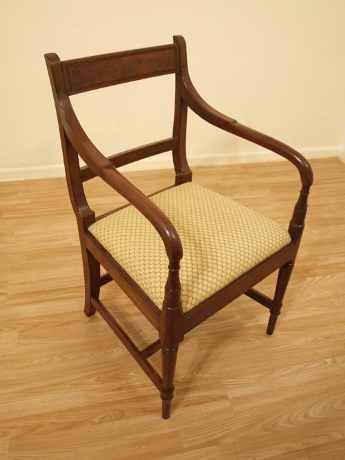 A Mahogany Regency Period Arm/desk Chair