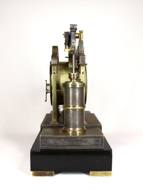 AUTOMATON BEAM ENGINE CLOCK BY ANDRE GUILMET - ADDITIONAL PHOTO 7