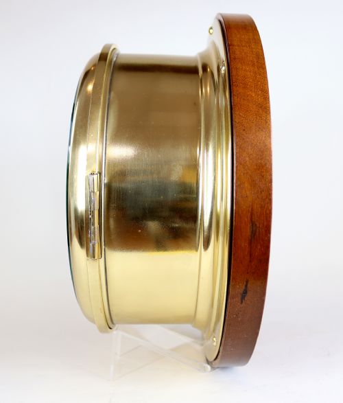 AN UNUSUALLY LARGE SMITHS EMPIRE SHIPS BULKHEAD CLOCK - ADDITIONAL PHOTO 4