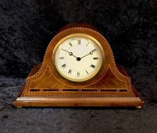 edwardian mahogany mantle clock timepiece - CATEGORY: ANTIQUE CLOCKS - DATED EDWARDIAN
