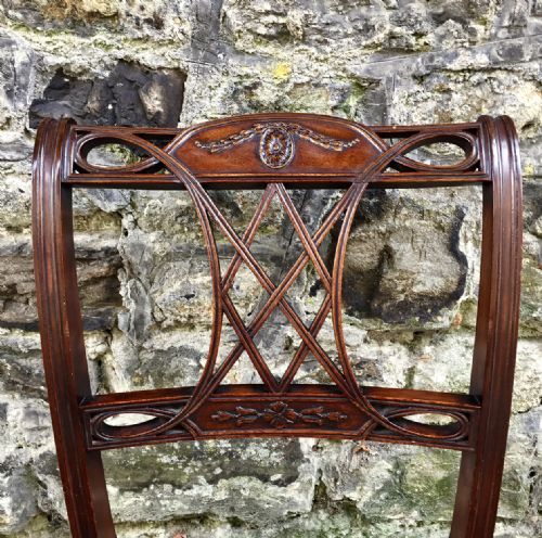 A PAIR OF LATE 19TH CENTURY SIDE CHAIRS AFTER GILLOWS - ADDITIONAL PHOTO 2