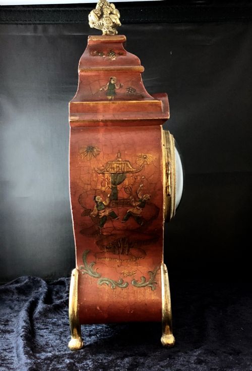 MID 19TH FRENCH CHINOISERIE MANTEL CLOCK - ADDITIONAL PHOTO 2