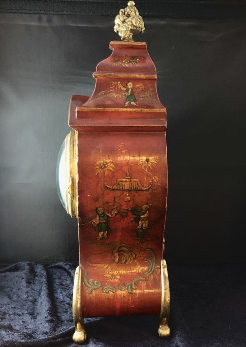MID 19TH FRENCH CHINOISERIE MANTEL CLOCK - ADDITIONAL PHOTO 3