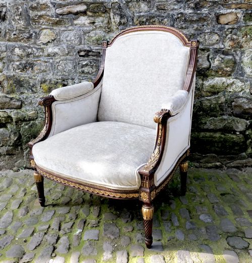 MID 19TH CENTURY MAHOGANY ARMCHAIR - ADDITIONAL PHOTO 2