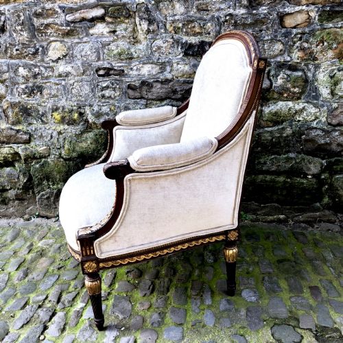 MID 19TH CENTURY MAHOGANY ARMCHAIR - ADDITIONAL PHOTO 3
