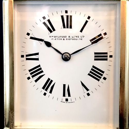 LATE 19TH CENTURY FRENCH GILT BRASS CARRIAGE CLOCK - ADDITIONAL PHOTO 13