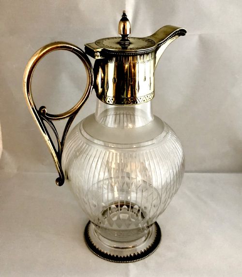 LATE 19TH CENTURY ARTS AND CRAFTS CLARET JUG - ADDITIONAL PHOTO 1