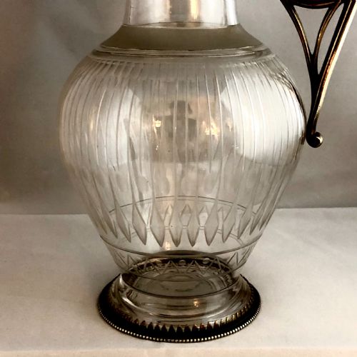 LATE 19TH CENTURY ARTS AND CRAFTS CLARET JUG - ADDITIONAL PHOTO 4