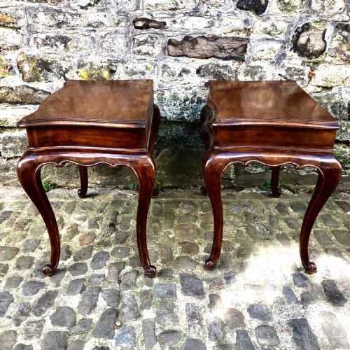 A PAIR OF EARLY 20TH CENTURY FRENCH SIDE TABLES - ADDITIONAL PHOTO 4