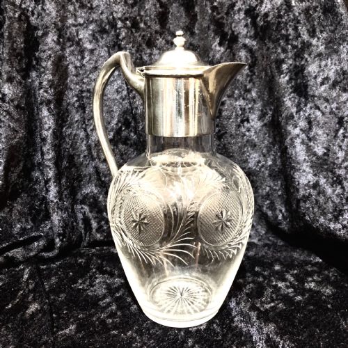 A LATE VICTORIAN CLARET JUG - ADDITIONAL PHOTO 1